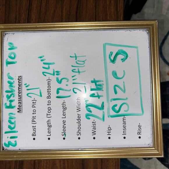 Eileen Fisher 100% Organic Linen Top - Picture 15 of 15